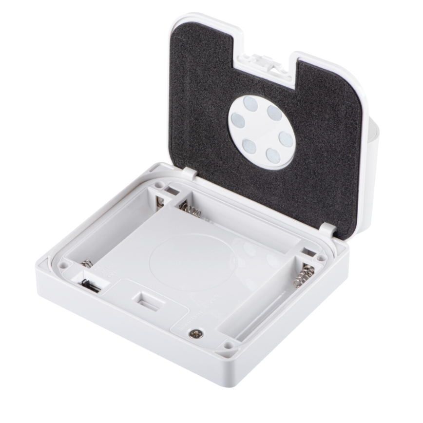 Indbygget LED-armatur med bevægelses- og skumringssensor IRS LED/0,3W/3xAAA IP54 hvid