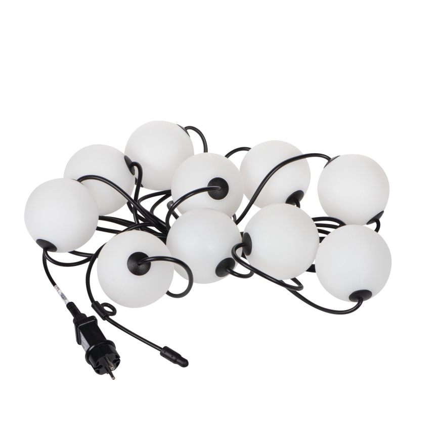 Udendørs LED lyskæde GUIRLANDE STONO 10xLED/10W/230V 6 m IP67