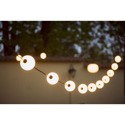 Udendørs LED lyskæde GUIRLANDE STONO 10xLED/10W/230V 6 m IP67