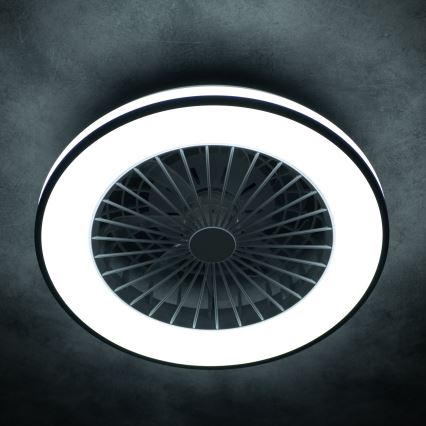 LED Loftlampe med ventilator dæmpbar PLAVE LED/48W/230V 3000/4000/6500K + fjernbetjening