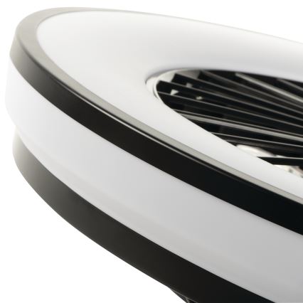 LED loftlampe med ventilator m. RGBW-farver dæmpbar PLAVE LED/48W/230V 3000/4000/6500K + fjernbetjening