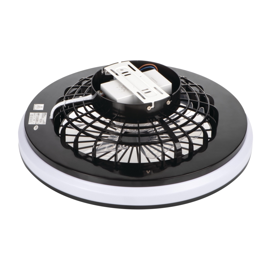 LED loftlampe med ventilator m. RGBW-farver dæmpbar PLAVE LED/48W/230V 3000/4000/6500K + fjernbetjening