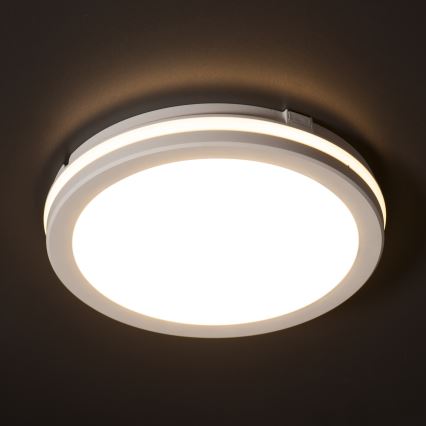 Udendørs LED loftlampe BENO ECO LED/12W/230V 3000/4000/6500K diameter 20 cm IP65 hvid