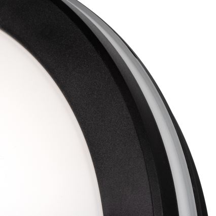 Udendørs LED loftlampe BENO ECO LED/12W/230V 3000/4000/6500K diameter 20 cm IP65 sort