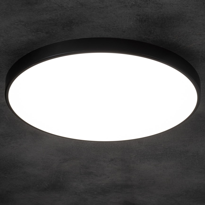 LED loftlampe dæmpbar PLAFON LED/20W/230V 3000-6500K Wi-Fi sort