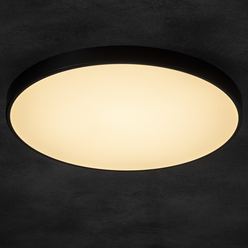 LED loftlampe dæmpbar PLAFON LED/20W/230V 3000-6500K Wi-Fi sort