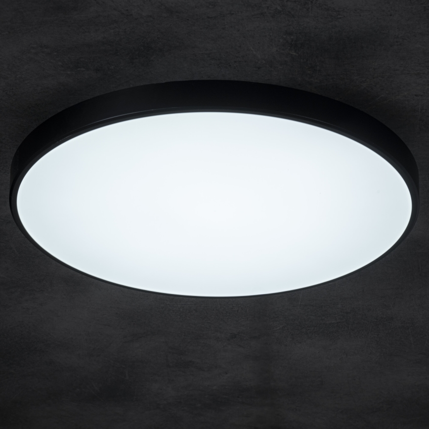 LED loftlampe dæmpbar PLAFON LED/20W/230V 3000-6500K Wi-Fi sort