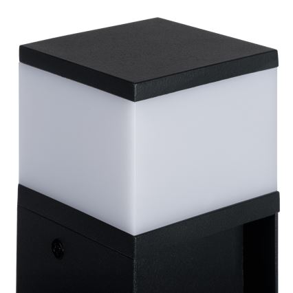 Udendørslampe med 2 stikkontakter DASTEN 1xG9/11W/230V 30 cm IP44 sort