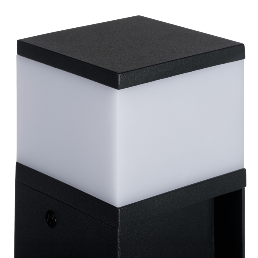 Udendørslampe med 2 stikkontakter DASTEN 1xG9/11W/230V 30 cm IP44 sort