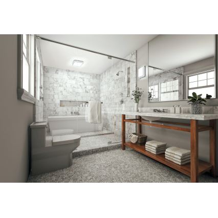 Udendørs LED loftlampe BENO LED/12/18W/230V 3000/3500/4000K IP65 hvid kantet