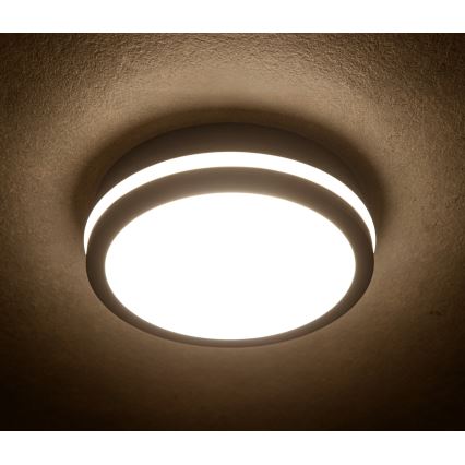 Udendørs LED loftlampe BENO LED/24/30W/230V 3000/3500/4000K IP65 antracit rund