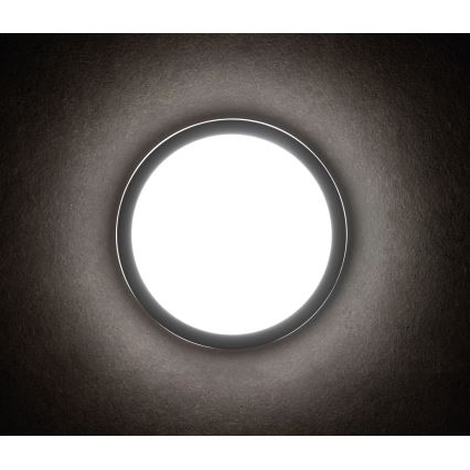 Udendørs LED loftlampe BENO LED/24/30W/230V 3000/3500/4000K IP65 antracit rund