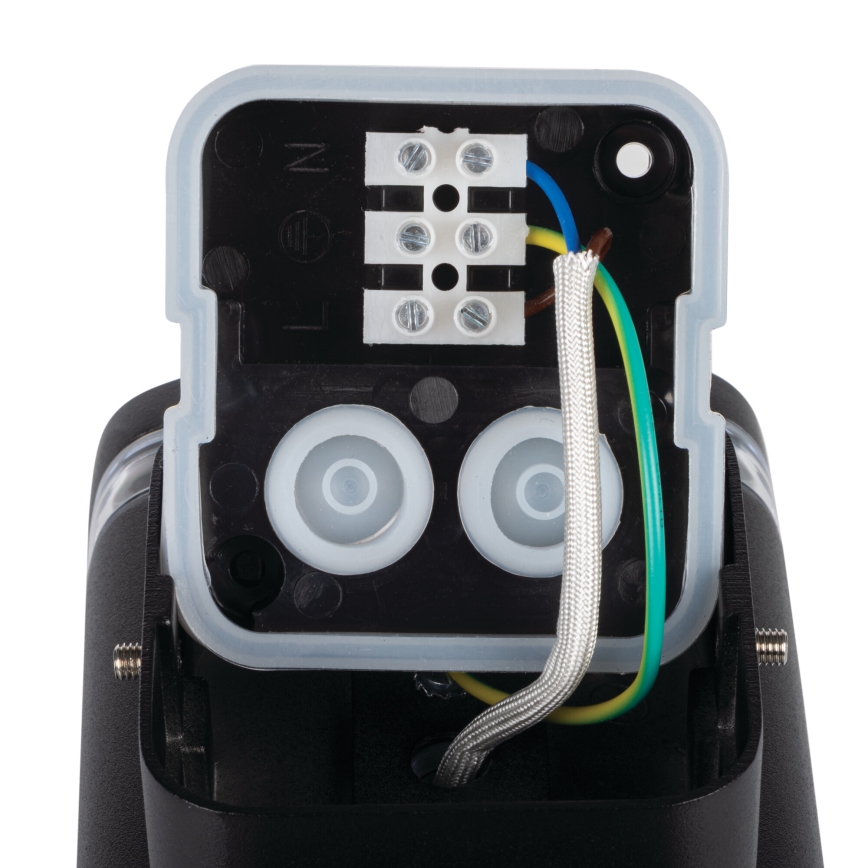 Udendørs væglampe ZEVI 2xGU10/10W/230V IP54 sort