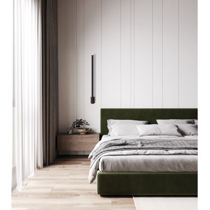 Udendørs LED væglampe YALTE LED/8W/230V 3000K IP54 sort