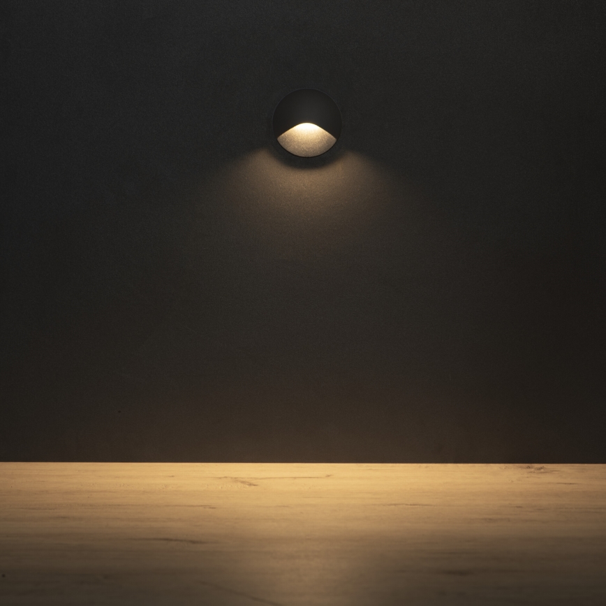 LED trappearmatur EXIN LED/2,5W/230V 3000K IP65 antracit rund