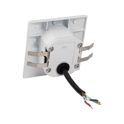 LED trappearmatur med bevægelses- og skumringssensor EXIN LED/2,5W/230V 3000K IP65 hvid firkantet