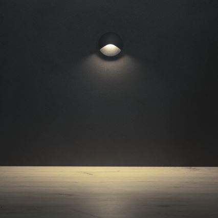 LED trappearmatur EXIN LED/2,5W/230V 4000K IP65 antracit rund