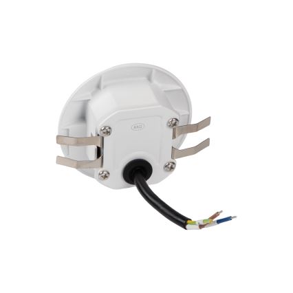 LED trappelampe med bevægelses- og skumringssensor EXIN LED/2,5W/230V 4000K IP65 hvid rund