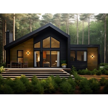 LED udendørs væglampe REFAZI LED/6W/230V IP54 sort