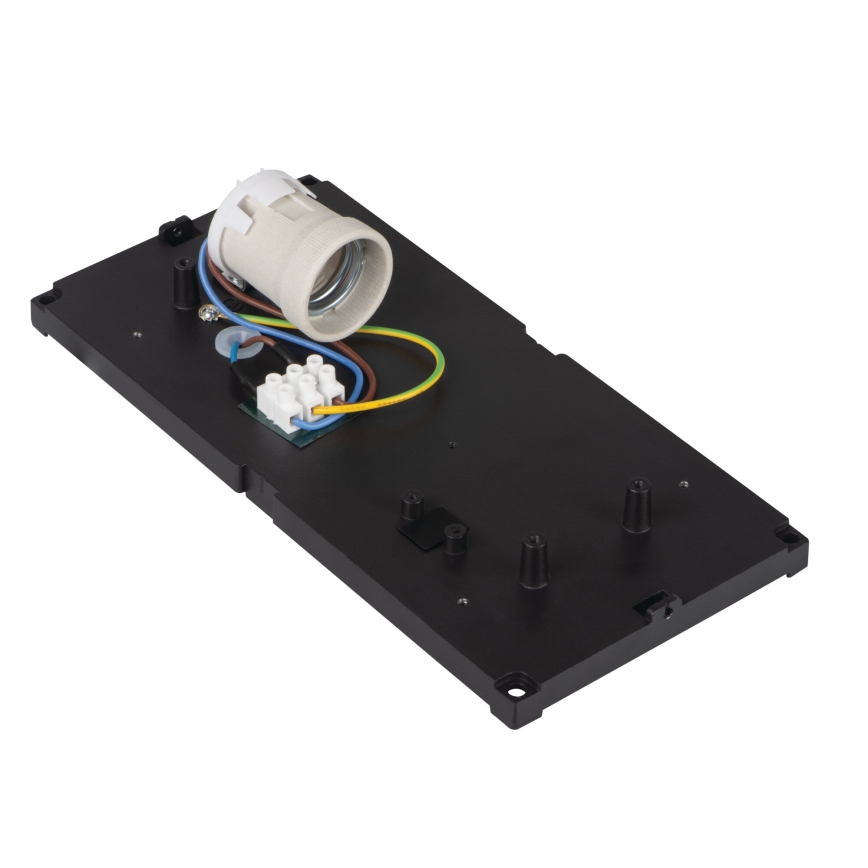 Udendørs væglampe LERTO 1xE27/15W/230V IP54 sort