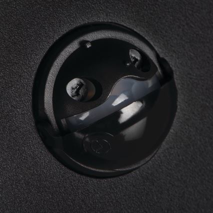 LED udendørs væglampe med bevægelses- og skumringssensor XERTO LED/20W/230V 3000/4000/6500K IP44 sort