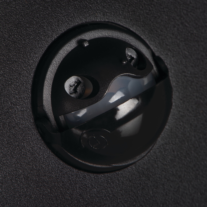 LED udendørs væglampe med bevægelses- og skumringssensor XERTO LED/20W/230V 3000/4000/6500K IP44 sort