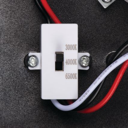 LED udendørs væglampe med bevægelses- og skumringssensor XERTO LED/20W/230V 3000/4000/6500K IP44 sort