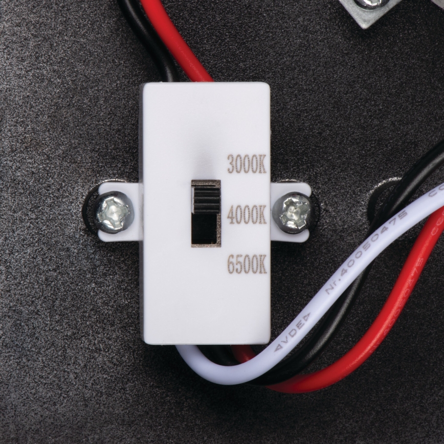 LED udendørs væglampe med bevægelses- og skumringssensor XERTO LED/20W/230V 3000/4000/6500K IP44 sort