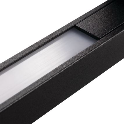 LED udendørs væglampe YALTE LED/8,5W/230V 3000/4000/6500K 93 cm IP54 sort