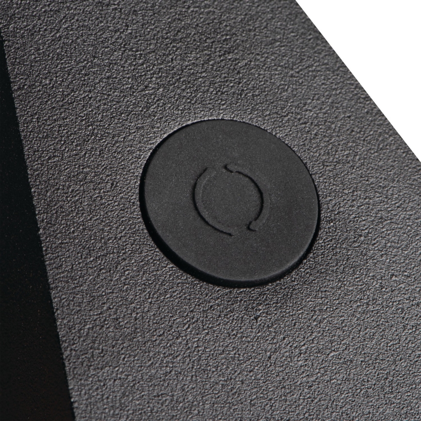 LED udendørs væglampe YALTE LED/8,5W/230V 3000/4000/6500K 93 cm IP54 sort