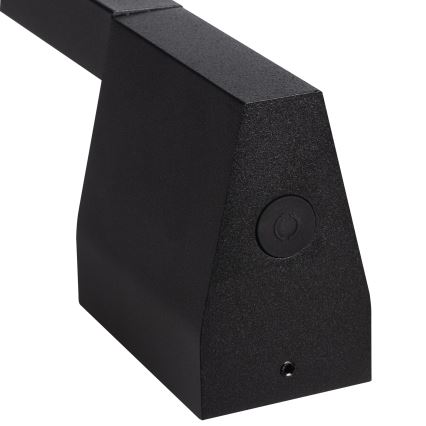 LED udendørs væglampe YALTE LED/12W/230V 3000/4000/6500K 123 cm IP54 sort
