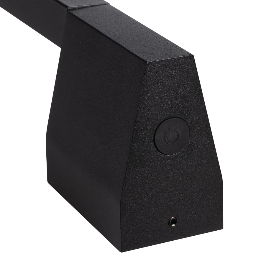 LED udendørs væglampe YALTE LED/12W/230V 3000/4000/6500K 123 cm IP54 sort
