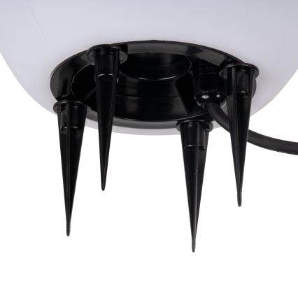 Udendørslampe STONO 1xE27/15W/230V Ø 20 cm IP65 hvid