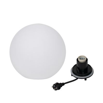 Udendørslampe STONO 1xE27/20W/230V Ø 30 cm IP65 hvid