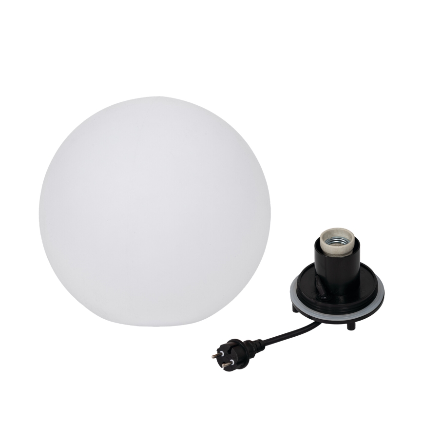 Udendørslampe STONO 1xE27/20W/230V Ø 30 cm IP65 hvid