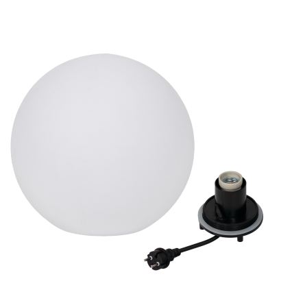 Udendørslampe STONO 1xE27/20W/230V Ø 40 cm IP65 hvid