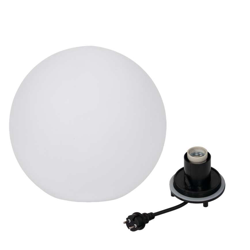 Udendørslampe STONO 1xE27/20W/230V Ø 40 cm IP65 hvid