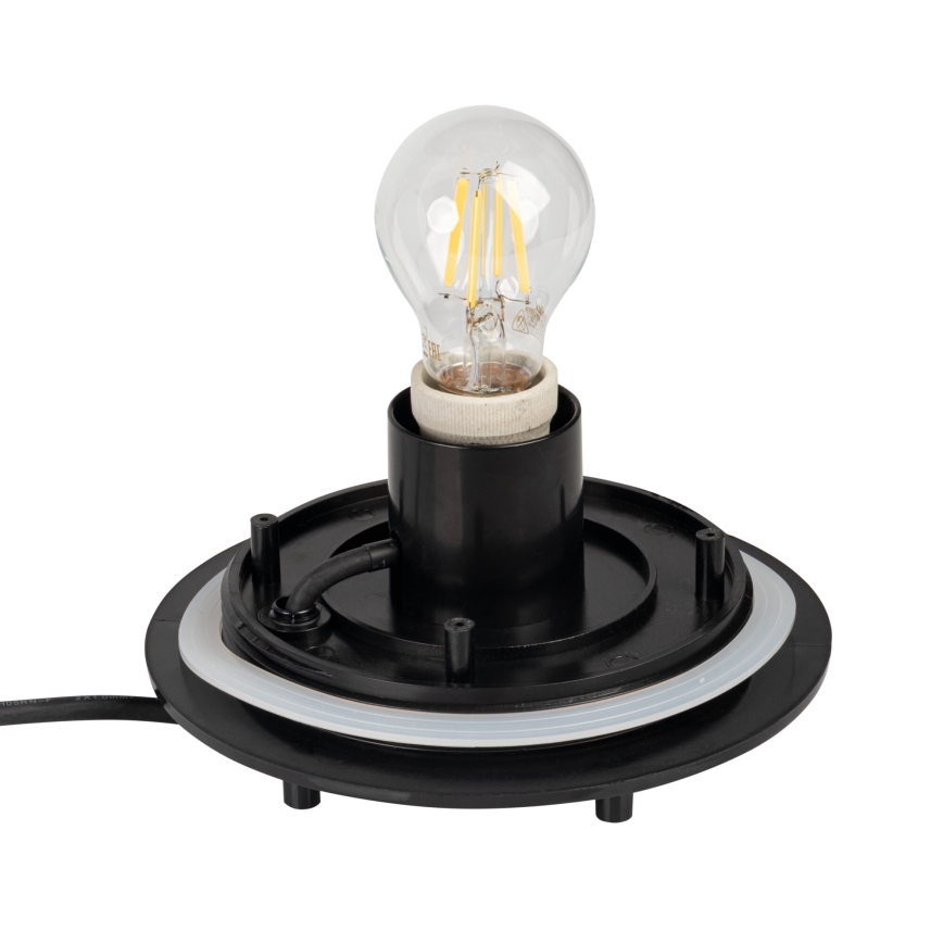 Udendørs lampe STONO 1xE27/20W/230V Ø 50 cm IP65 hvid