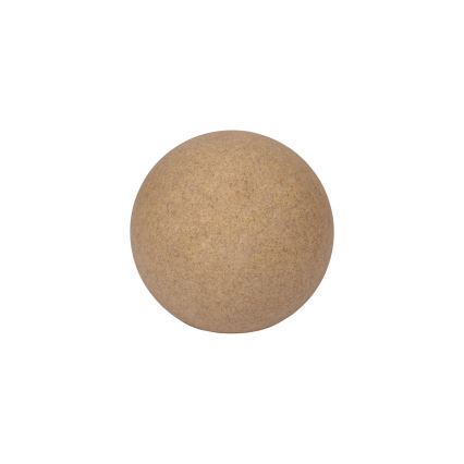 Udendørslampe STONO 1xE27/15W/230V Ø 20 cm IP65 beige