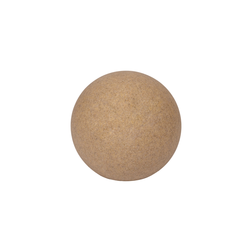 Udendørslampe STONO 1xE27/15W/230V Ø 20 cm IP65 beige