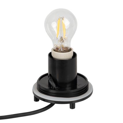 Udendørslampe STONO 1xE27/15W/230V Ø 20 cm IP65 beige