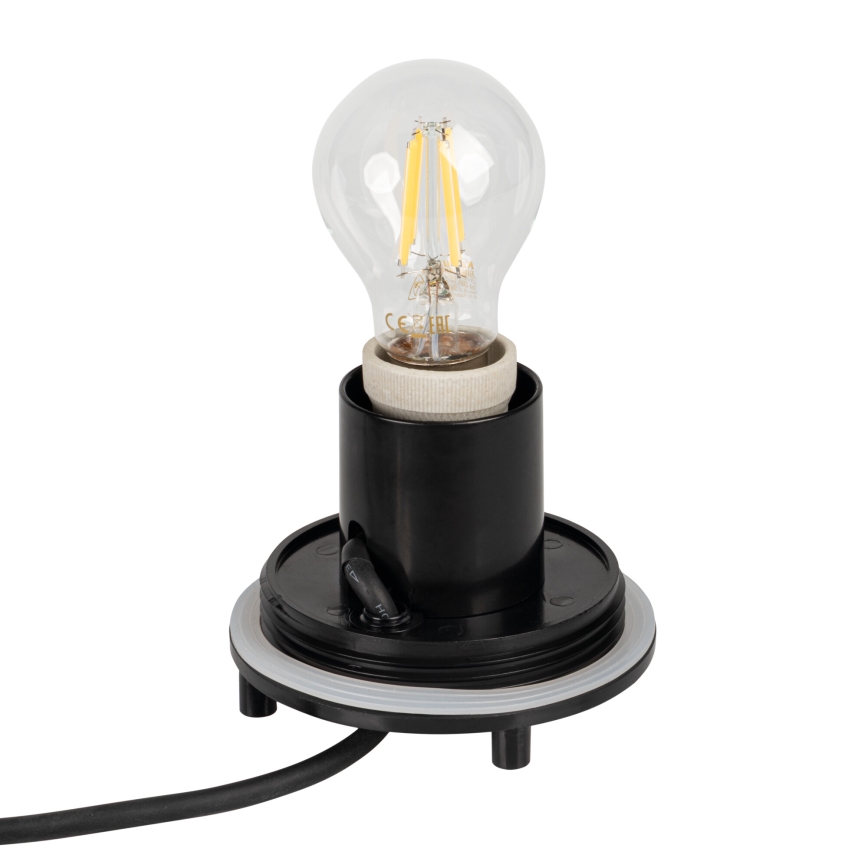 Udendørslampe STONO 1xE27/15W/230V Ø 20 cm IP65 beige