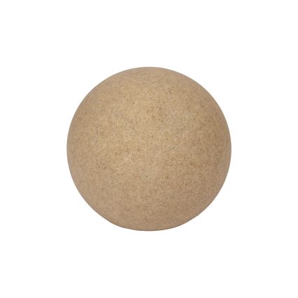 Udendørs lampe STONO 1xE27/20W/230V Ø 30 cm IP65 beige