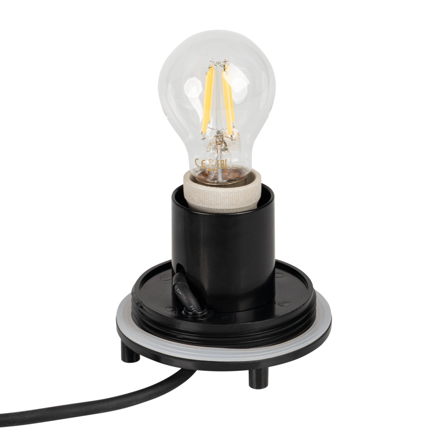 Udendørs lampe STONO 1xE27/20W/230V Ø 30 cm IP65 beige