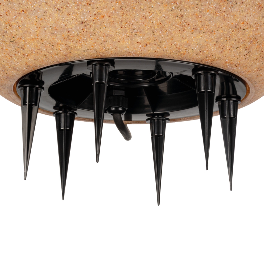 Udendørslampe STONO 1xE27/20W/230V Ø 50 cm IP65 beige