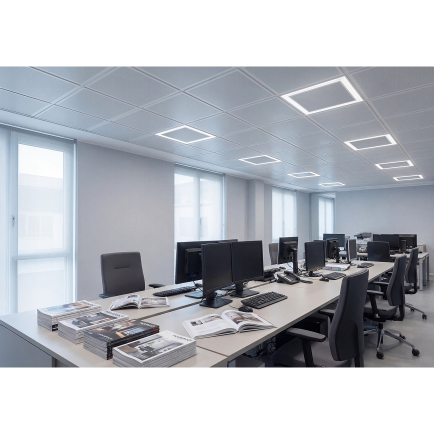 LED-ramme til nedhængt loft AVAR LED/32W/230V 3000/4000/6000K 60x60 cm UGR19