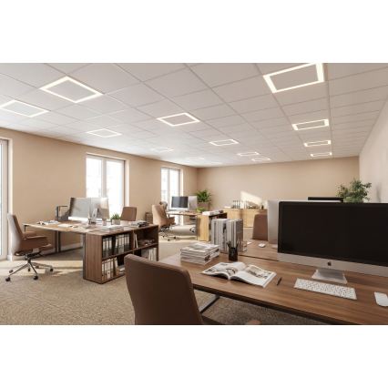 LED-ramme til nedhængt loft AVAR LED/32W/230V 3000/4000/6000K 60x60 cm UGR19