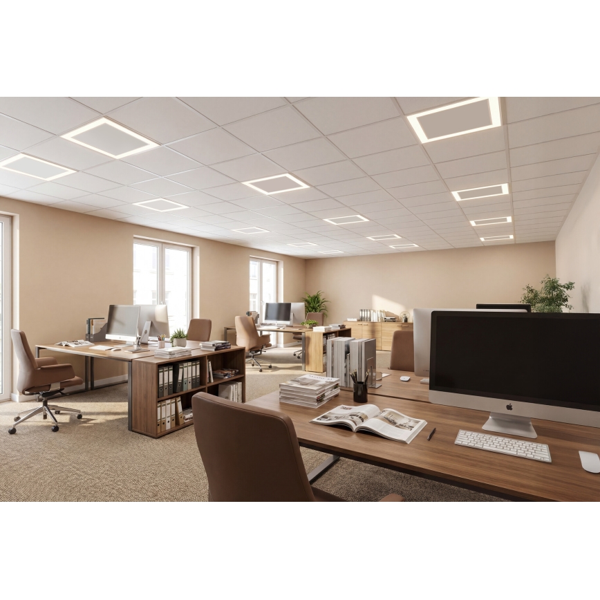 LED-ramme til nedhængt loft AVAR LED/32W/230V 3000/4000/6000K 60x60 cm UGR19