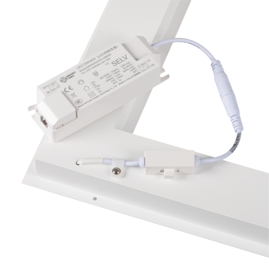 LED-ramme til nedhængt loft AVAR LED/32W/230V 3000/4000/6000K 60x60 cm UGR19