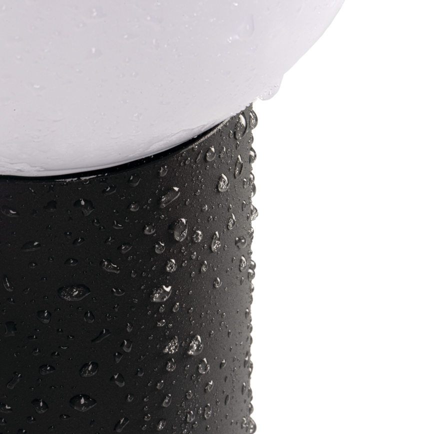 Udendørslampe med bevægelses- og skumringssensor STONO 1xE27/15W/230V 50 cm IP65 antracit